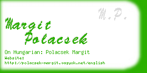 margit polacsek business card